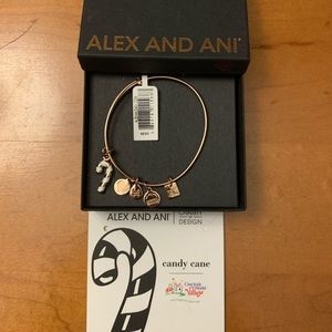 Alex and Ani Candy Cane Bracelet